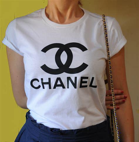 chanel tee|chanel shirt women's.